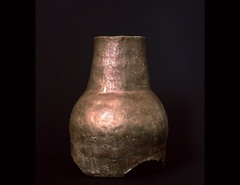 銀陶花瓶