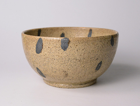 黄瀬戸釉銀彩鉢