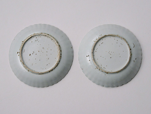 「No.35　染付兎文皿 五客　/　A set of 5 plates, Underglazed blue」の写真　その5