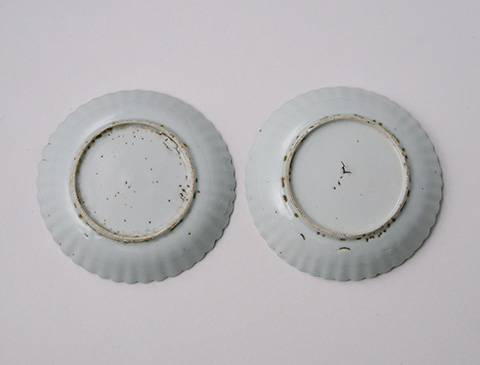 「No.35　染付兎文皿 五客　/　A set of 5 plates, Underglazed blue」の写真　その7