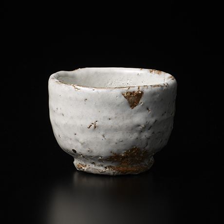 「No.10　三輪休和　萩焼酒盃  (白萩) / MIWA Kyuwa　Sake cup, Hagi」の写真　その1