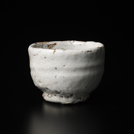 「No.10　三輪休和　萩焼酒盃  (白萩) / MIWA Kyuwa　Sake cup, Hagi」の写真　その2