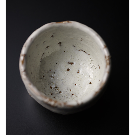 「No.10　三輪休和　萩焼酒盃  (白萩) / MIWA Kyuwa　Sake cup, Hagi」の写真　その3