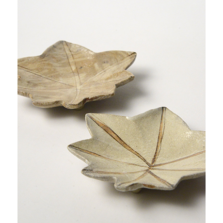 「No.11　絵織部紅葉向付揃 五 / A set of 5 dishes, E-oribe, Maple shaped」の写真　その7