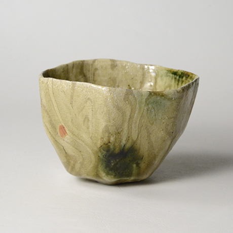 「No.15　黄瀬戸織部茶碗 / Tea bowl, Kiseto-oribe」の写真　その2