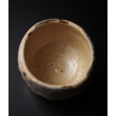 「No.22　岡部嶺男　絵志野盃 / OKABE Mineo　Sake cup, E-shino」の写真　その3