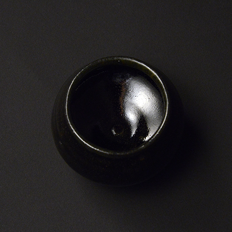 「No.24　黒釉ぐい呑 / Guinomi, Black glazed」の写真　その3