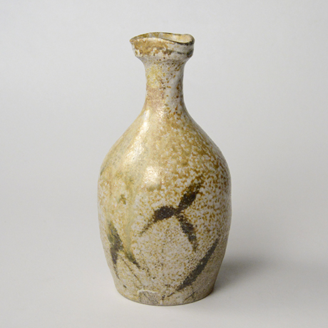 「No.40　灰被り志野徳利 / Sake flask, Ashy-shino」の写真　その1