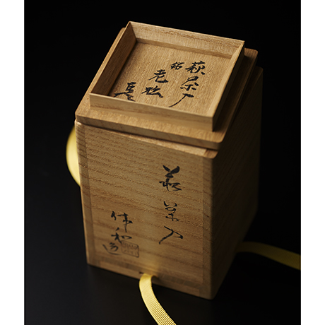 「No.9　三輪休和　萩茶入 銘 老松 / MIWA Kyuwa　Tea caddy, Hagi」の写真　その4