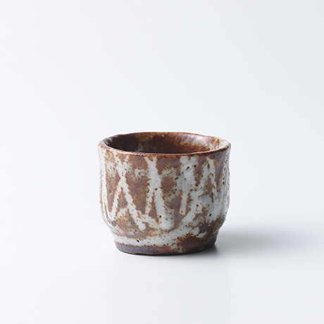 「No.21　魯山人　ネヅミ志野ぐいのみ　/　 Rosanjin　Sake cup, Nezumi shino」の写真　その1