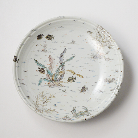 「No.13　色絵大鉢「海中の図」　Bowl, Iro-e, “Under the Sea”」の写真　その1