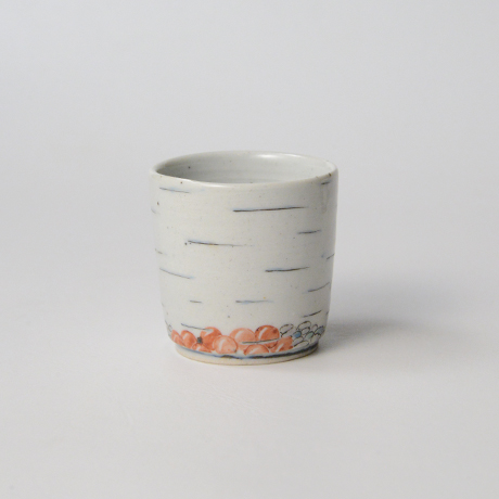 「No.16　色絵酒呑 二「宇萬れた図」　A pair of sake cups, Iro-e, “Born”」の写真　その2