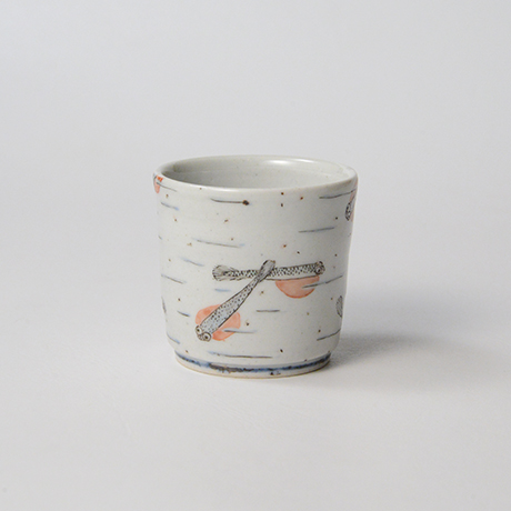 「No.16　色絵酒呑 二「宇萬れた図」　A pair of sake cups, Iro-e, “Born”」の写真　その3
