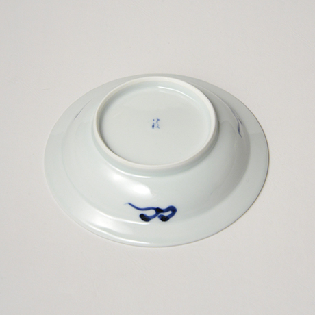 「No.16　横縞葡萄文リム五寸皿 / Dish with stripes and grapes design, Sometsuke」の写真　その3