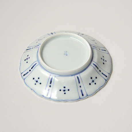 「No.19　芙蓉手花鳥文輪花向付 /   Dish with flower and bird design, Sometsuke」の写真　その3