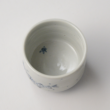 「No.38　染付魚文蓋物　　Bowl with lid, Sometsuke」の写真　その4