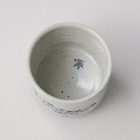 「No.42　染付魚文蓋物　　Bowl with lid, Sometsuke」の写真　その4