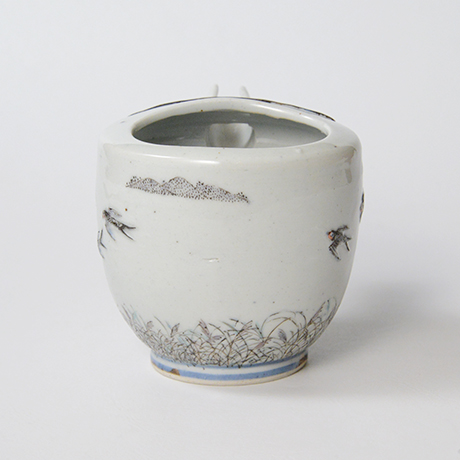 「No.24　色絵銀彩片口　「つばめ」　　Lipped bowl, Iroe with Silver, “Swallow”」の写真　その4