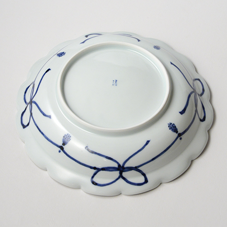 「No.29　瓔珞洋八花弁文輪花大鉢 /   Bowl with flower necklace design, Sometsuke」の写真　その2