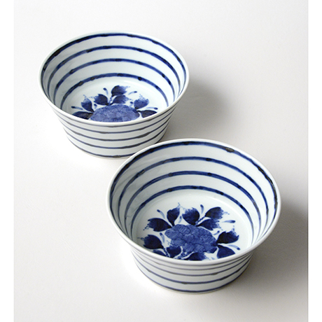 No.20 祥瑞山水図八角向付 / Octagonal dish with landscape