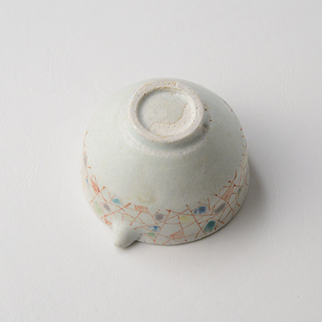 「No.33　色絵片口酒呑　「薄氷の図」　Lipped sake cup, Iro-e “Thin Ice”」の写真　その4
