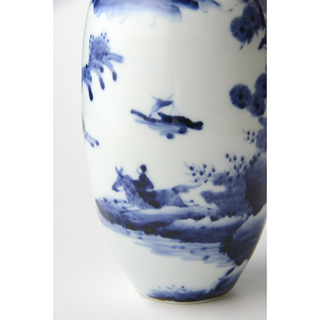 「No.35　山水図掛花入  /   Hanging flower vase with landscape design, Sometsuke」の写真　その6