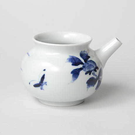 「No.40　岩牡丹文片口  /   Lipped bowl with peony design, Sometsuke」の写真　その2