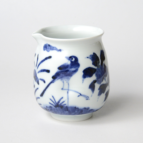 「No.43　花鳥文片口  /   Lipped bowl with flower and bird design, Sometsuke」の写真　その1