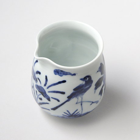 「No.43　花鳥文片口  /   Lipped bowl with flower and bird design, Sometsuke」の写真　その6
