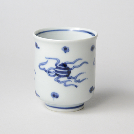 「No.64　雲龍文湯呑 /   Tea cup with flying dragon design, sometsuke」の写真　その2