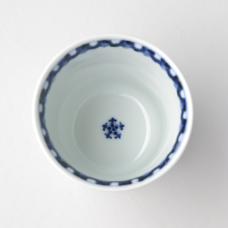 「No.68　花鳥文湯呑 /   Tea cup with flower and bird design, sometsuke」の写真　その3