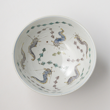 「No.8　色絵鉢　「なまずとこどもの図」　Bowl, Iro-e,  “Catfish and their children”」の写真　その2