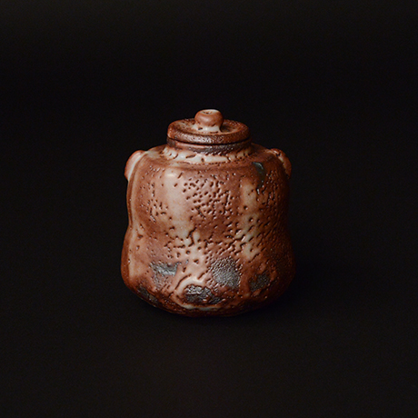 「No.19 紫志野茶入 / Tea caddy, Murasaki-shino」の写真　その1