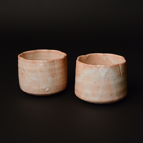 「No.51 志野輪花向付 六客 / A set of 6 bowls, Shino」の写真　その2