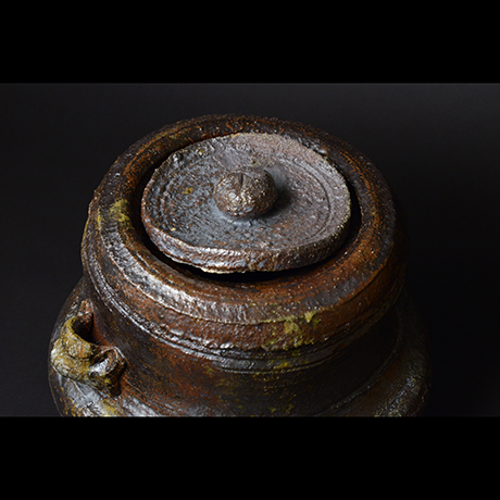 「No.1　錆鉄水指　銘「破れ龍」/ Water Jar, Rusty iron glazed ‘Yabureryu’」の写真　その5