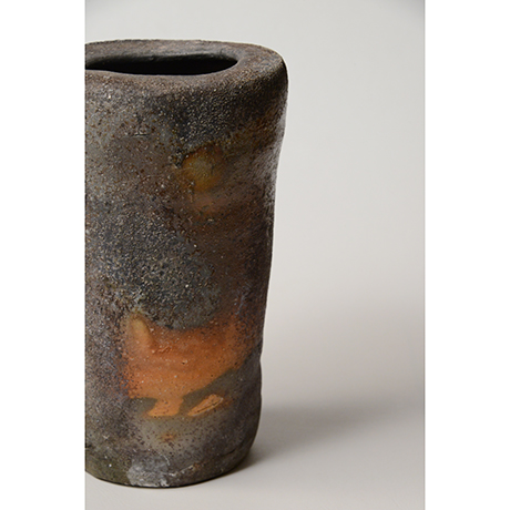 「NO.6(図15)　備前矢筈口花入    Flower Vase, Bizen, Yahazu-kuchi shaped」の写真　その5