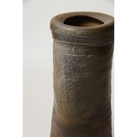 「No.7(図16)　備前矢筈口花入    Flower Vase, Bizen, Yahazu-kuchi shaped」の写真　その5