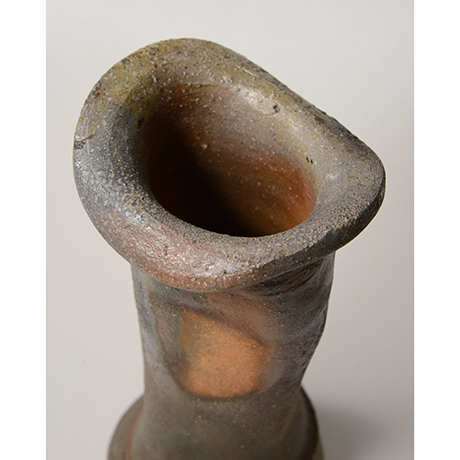 「No.3(図17)　備前鍔口花入    Flower Vase, Bizen, Tsuba-guchi shaped」の写真　その4