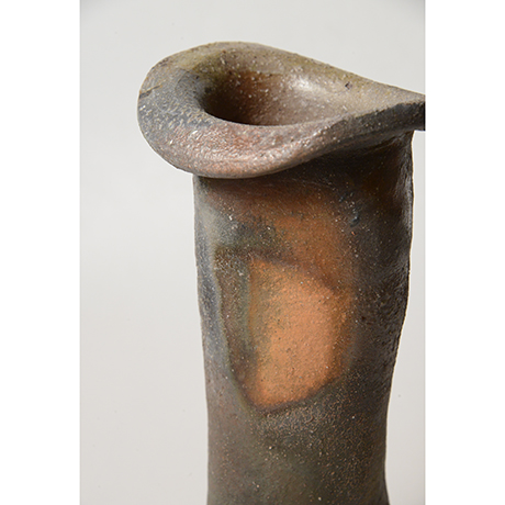 「No.3(図17)　備前鍔口花入    Flower Vase, Bizen, Tsuba-guchi shaped」の写真　その5