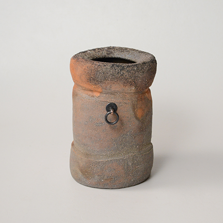 「No.48(図22)　備前矢筈口掛花入   Hanging Flower Vase, Bizen, Yahazu-kuchi shaped」の写真　その3