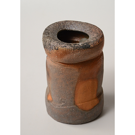 「No.48(図22)　備前矢筈口掛花入   Hanging Flower Vase, Bizen, Yahazu-kuchi shaped」の写真　その5