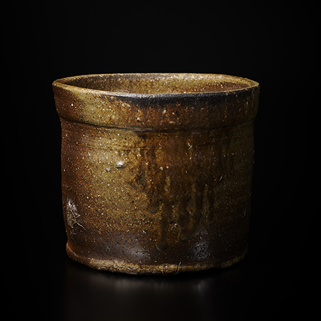 「No.1(図23)　備前一重口水指   Water jar, Bizen, Hitoe-guchi shaped」の写真　その1