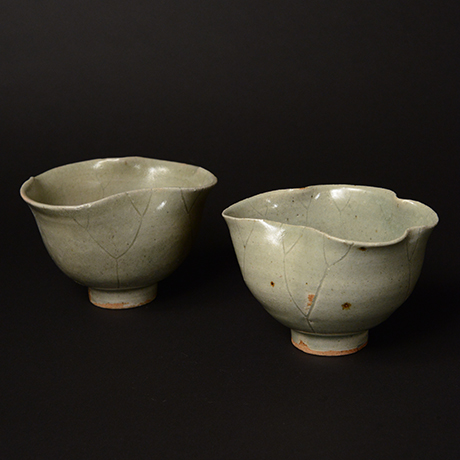 「No.10　荷葉向付 五　A set of 5 dishes, Lotus shaped」の写真　その1