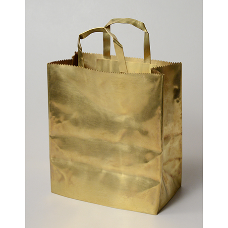 「No. 48 真鍮  ‘紙袋’ / “Paper bag”, brass」の写真　その1