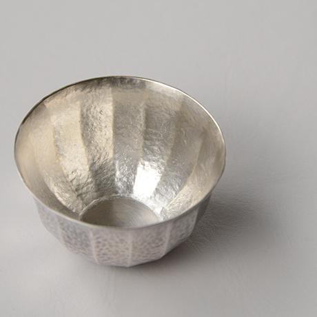 「No.57(DM7)　南鐐しのぎ酒盃  / Sake cup, silver」の写真　その3