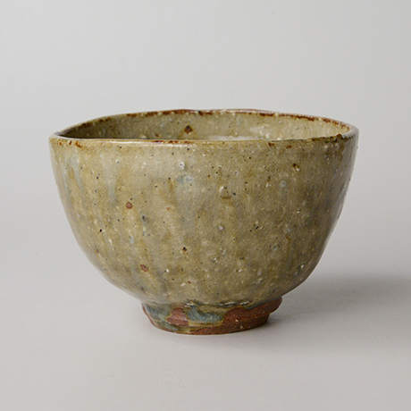 「HP13　金重愫　灰釉茶碗 ／ KANESHIGE Makoto　Chawan, Ash glazed」の写真　その2