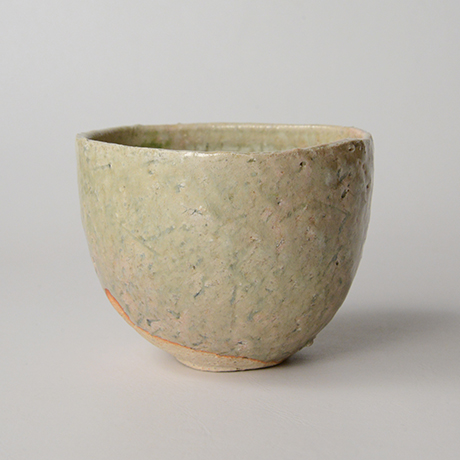 「HP14　金重愫　灰釉茶碗 ／ KANESHIGE Makoto　Chawan, Ash glazed」の写真　その2