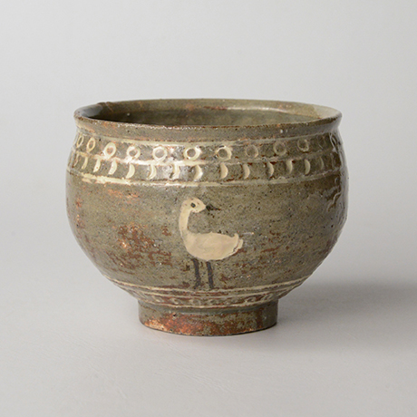 「HP15　菊池克　鴻鵠茶碗 ／ KIKUCHI Katsu　Chawan, Bird motif」の写真　その1