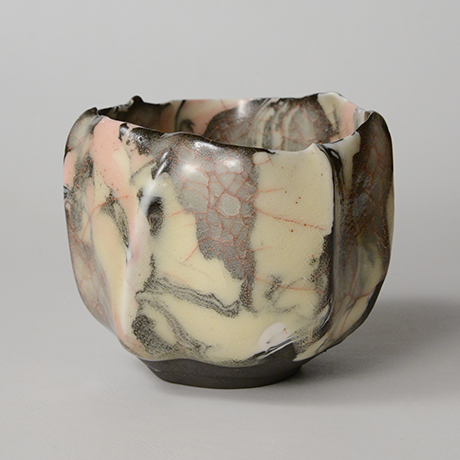 「HP40　若尾経　米色磁茶碗 ／ WAKAO Kei　Chawan, Celadon（Beishokuji）」の写真　その1