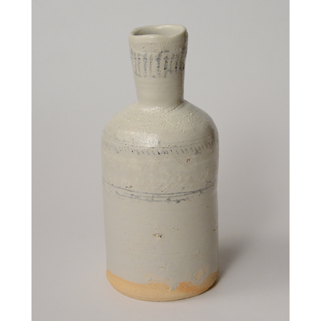 「No.142　粉青沙器花入　Flower vase, underglaze iron on white slip, Buncheong」の写真　その2